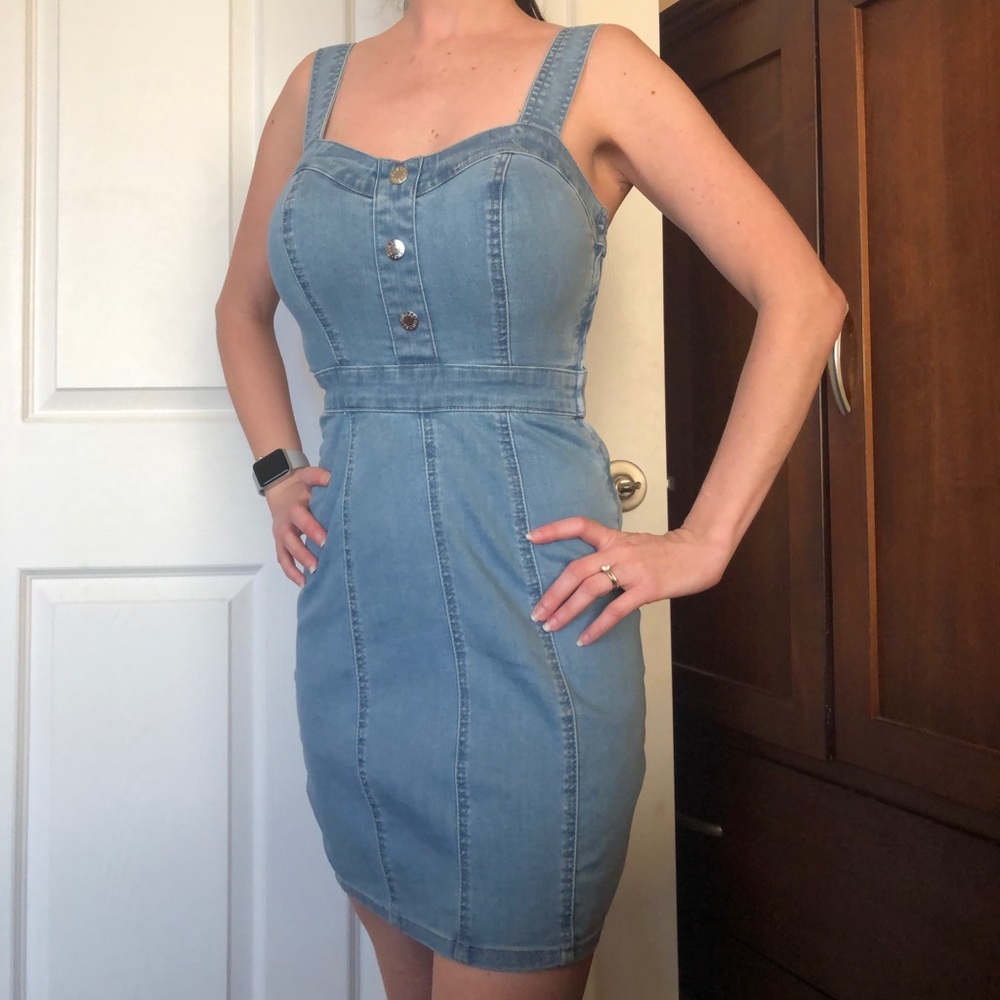 NWT Guess denim dress